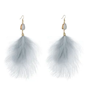 10 Pairs Lot Feather Earrings Gold Plated Wholesale Women Fashion Jewelry