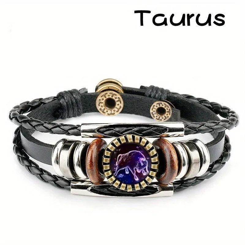 12 Constellation Bracelets for Men's Jewelry