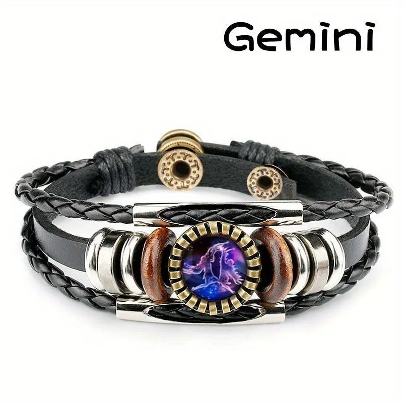 12 Constellation Bracelets for Men's Jewelry