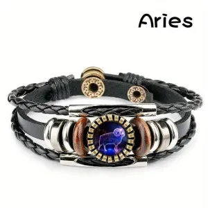 12 Constellation Bracelets for Men's Jewelry
