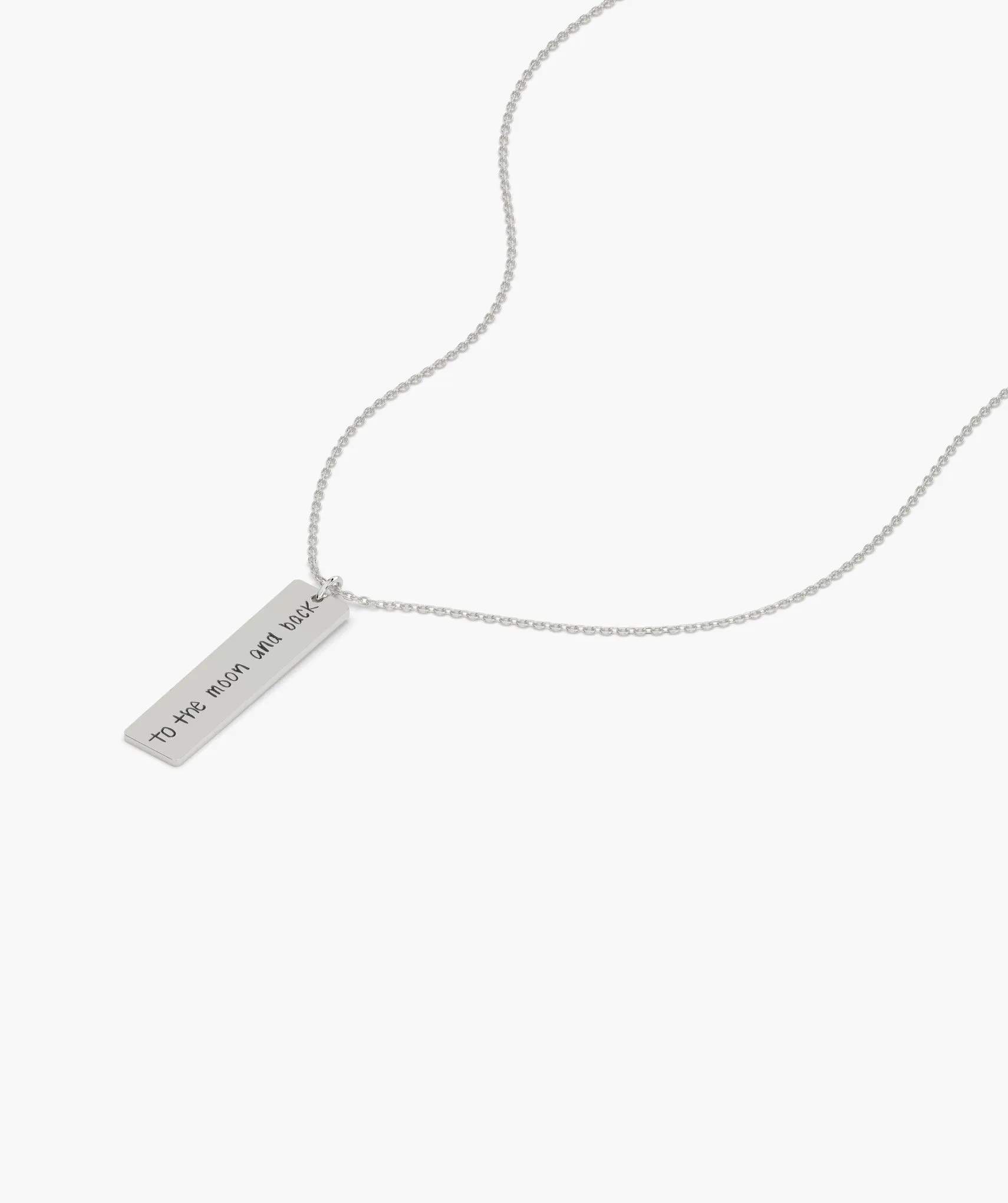 14K Gold Personalized Bar Necklace