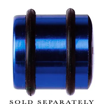 16mm Blue Anodized Titanium Blinking Plug