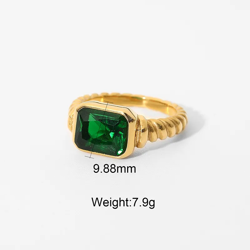18K Gold Plated Geometry Rings collection