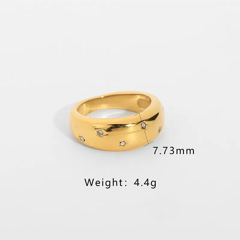 18K Gold Plated Geometry Rings collection