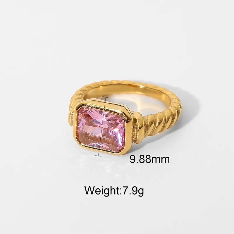 18K Gold Plated Geometry Rings collection