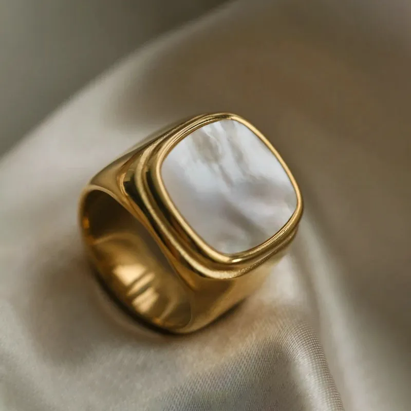 18K Gold Plated Geometry Rings collection