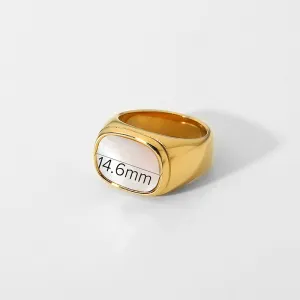 18K Gold Plated Geometry Rings collection