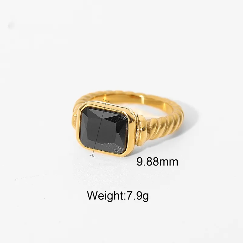 18K Gold Plated Geometry Rings collection