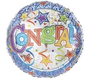 18" Congrats Blue