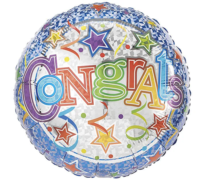 18" Congrats Blue