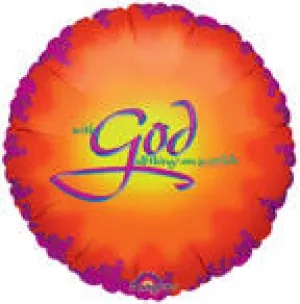 18" With God Anything is Possible