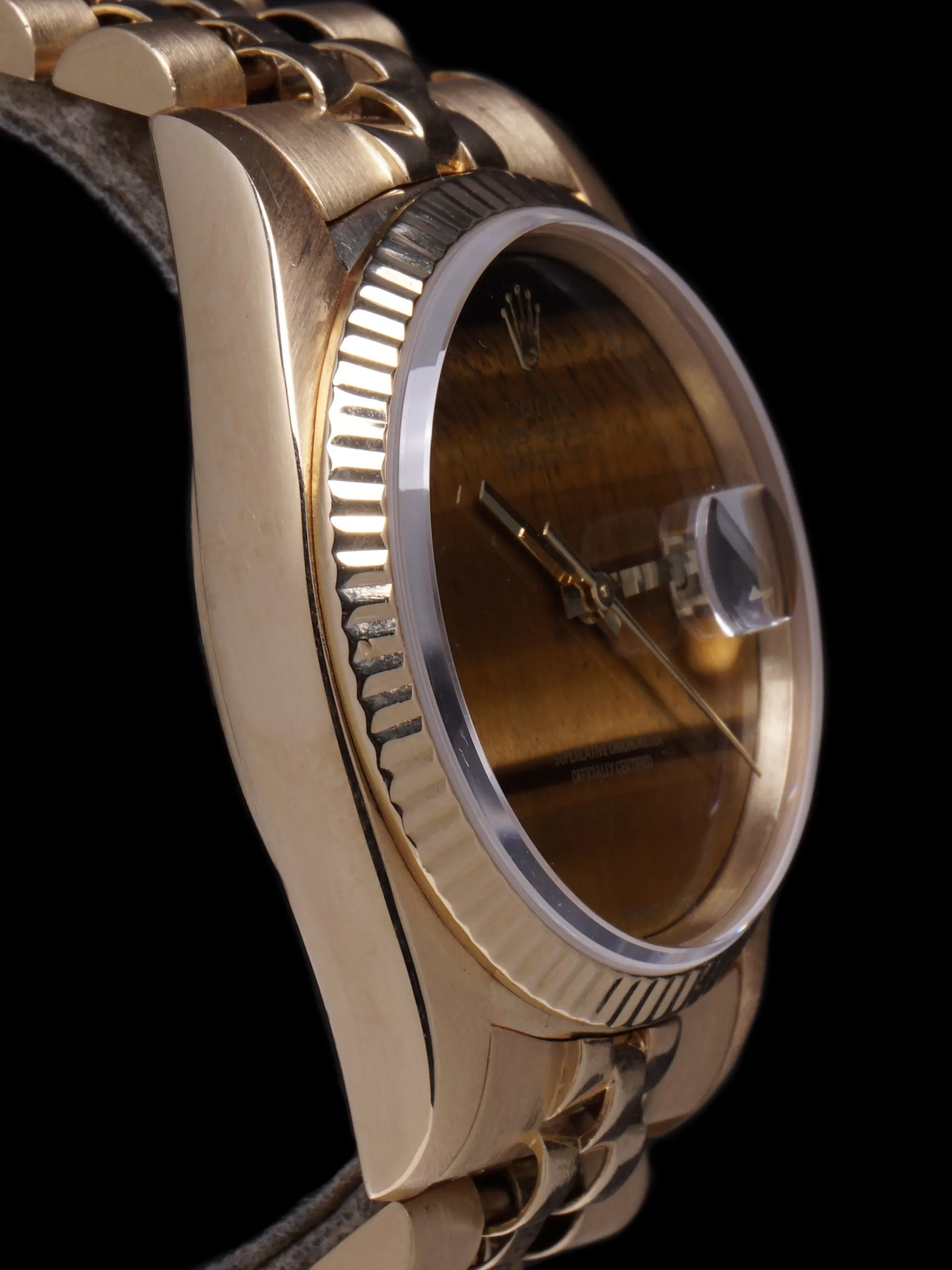 1979 Rolex Datejust (Ref. 16018) 18k YG "Tiger Eye"