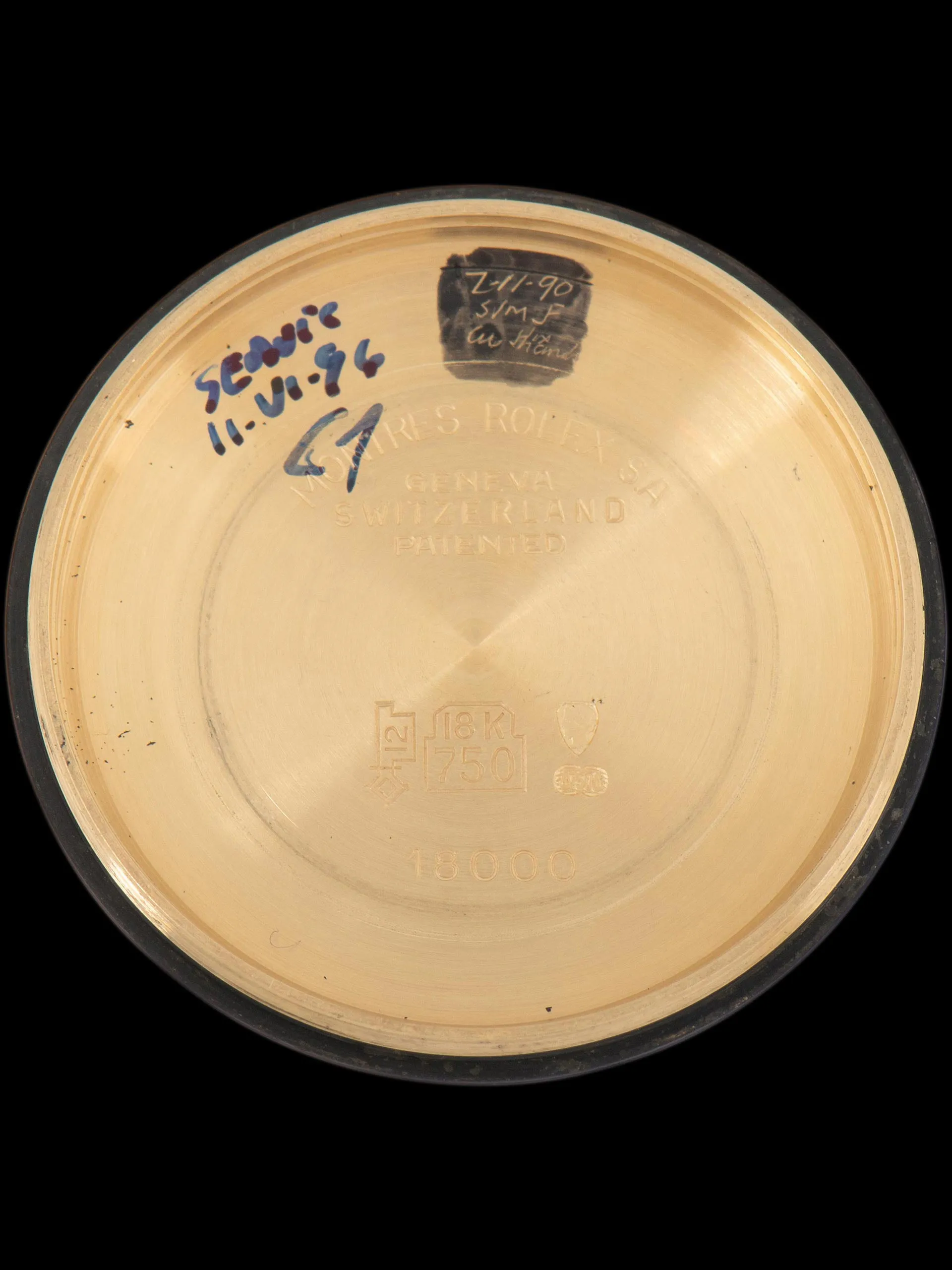 1979 Rolex Day-Date 18K YG (Ref. 18038) Burlwood Dial
