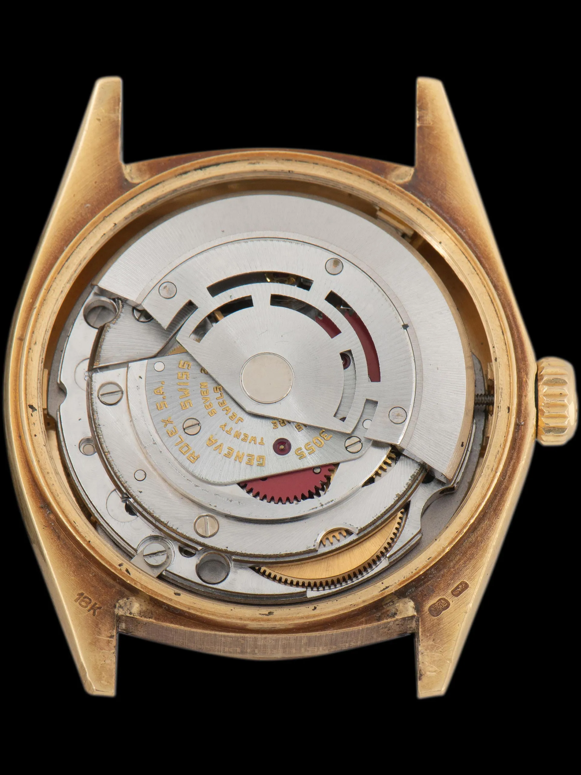 1979 Rolex Day-Date 18K YG (Ref. 18038) Burlwood Dial