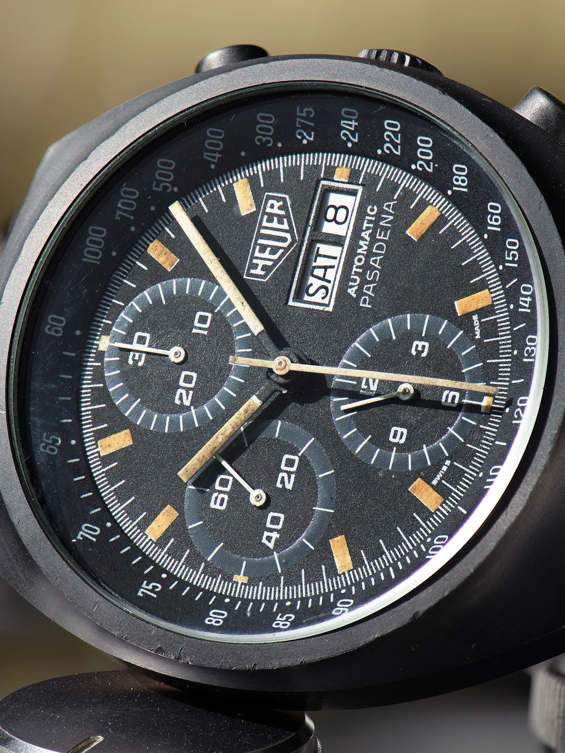 1980s Heuer Pasadena Chronograph (Ref. 750.501) 'Factory PVD'
