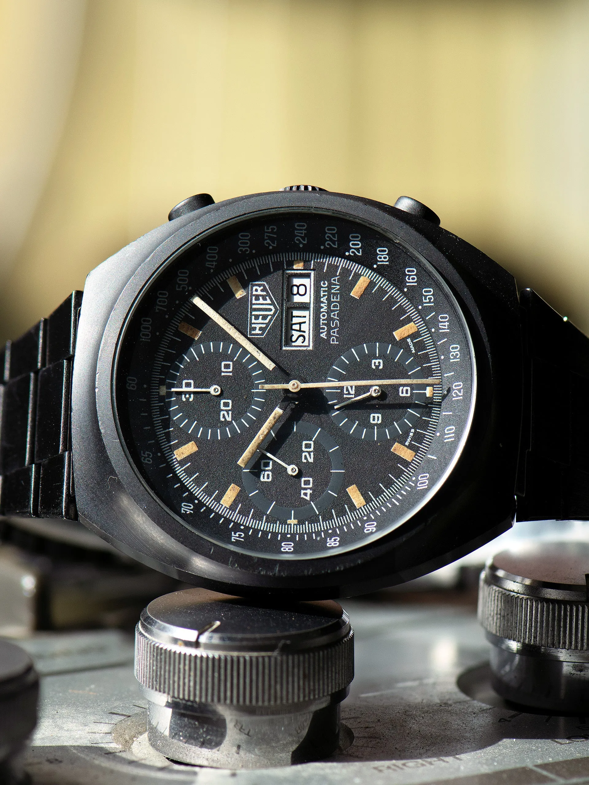 1980s Heuer Pasadena Chronograph (Ref. 750.501) 'Factory PVD'