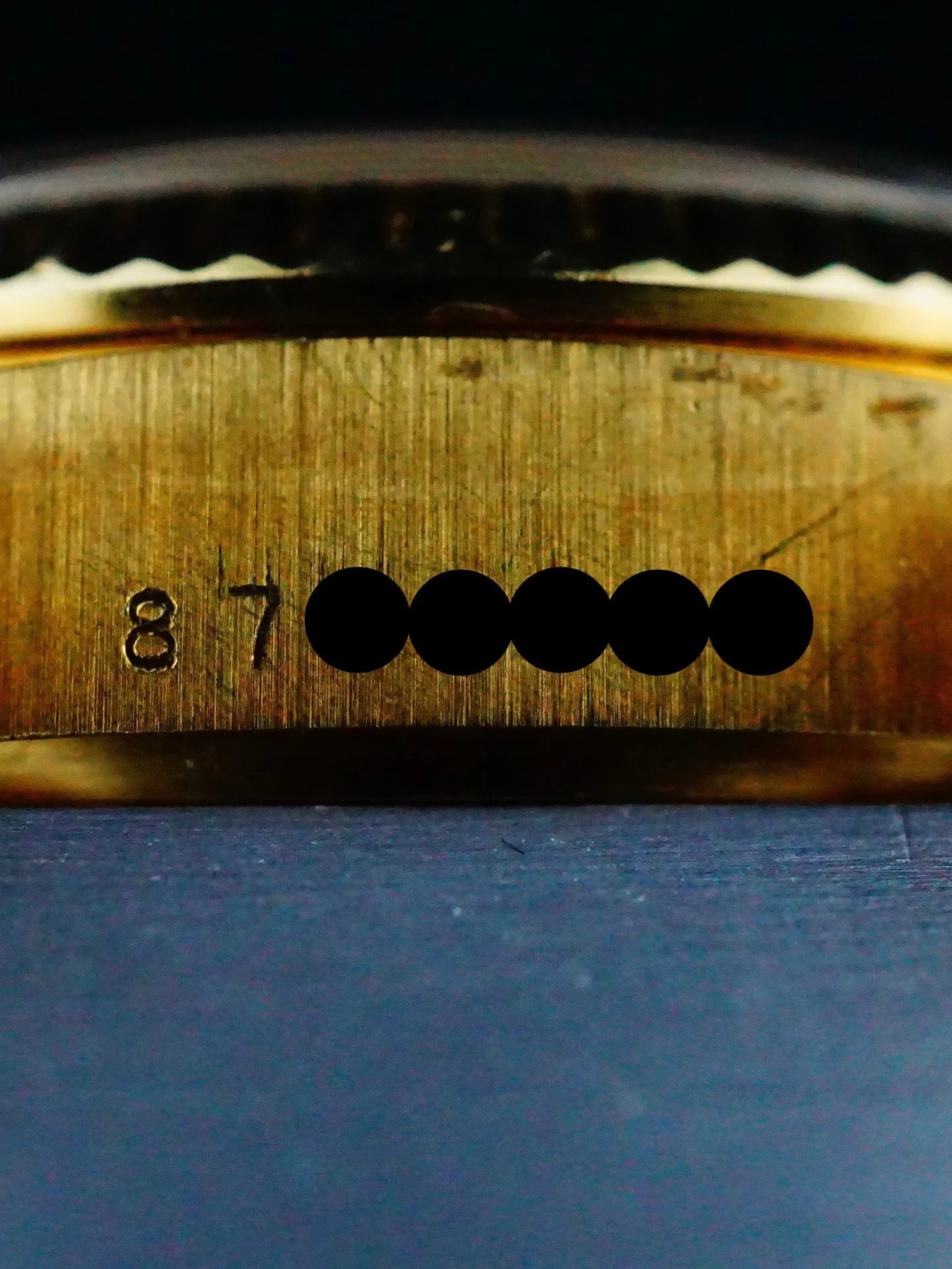 1985 Rolex Day Date Onyx Dial (Ref. 18038) 18k YG