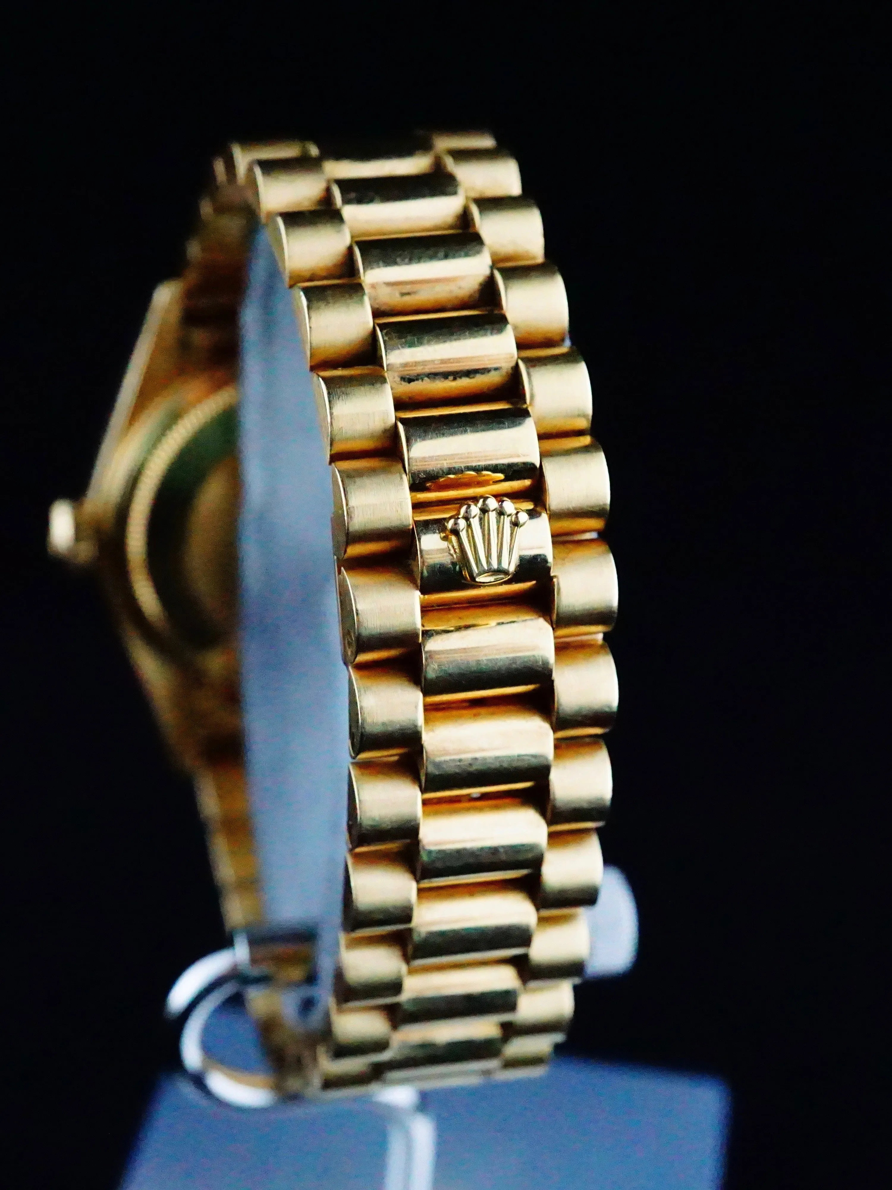1985 Rolex Day Date Onyx Dial (Ref. 18038) 18k YG