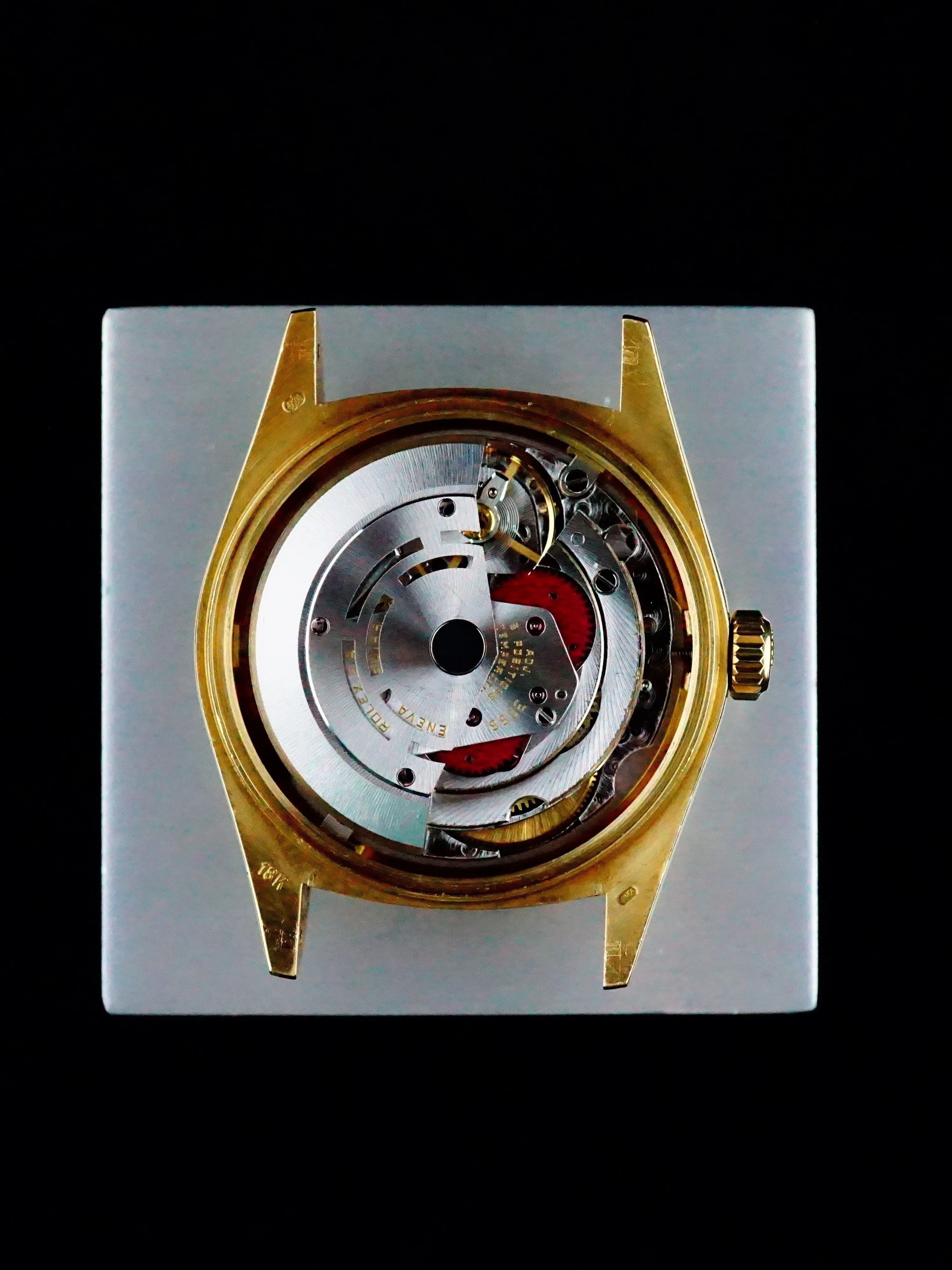 1985 Rolex Day Date Onyx Dial (Ref. 18038) 18k YG