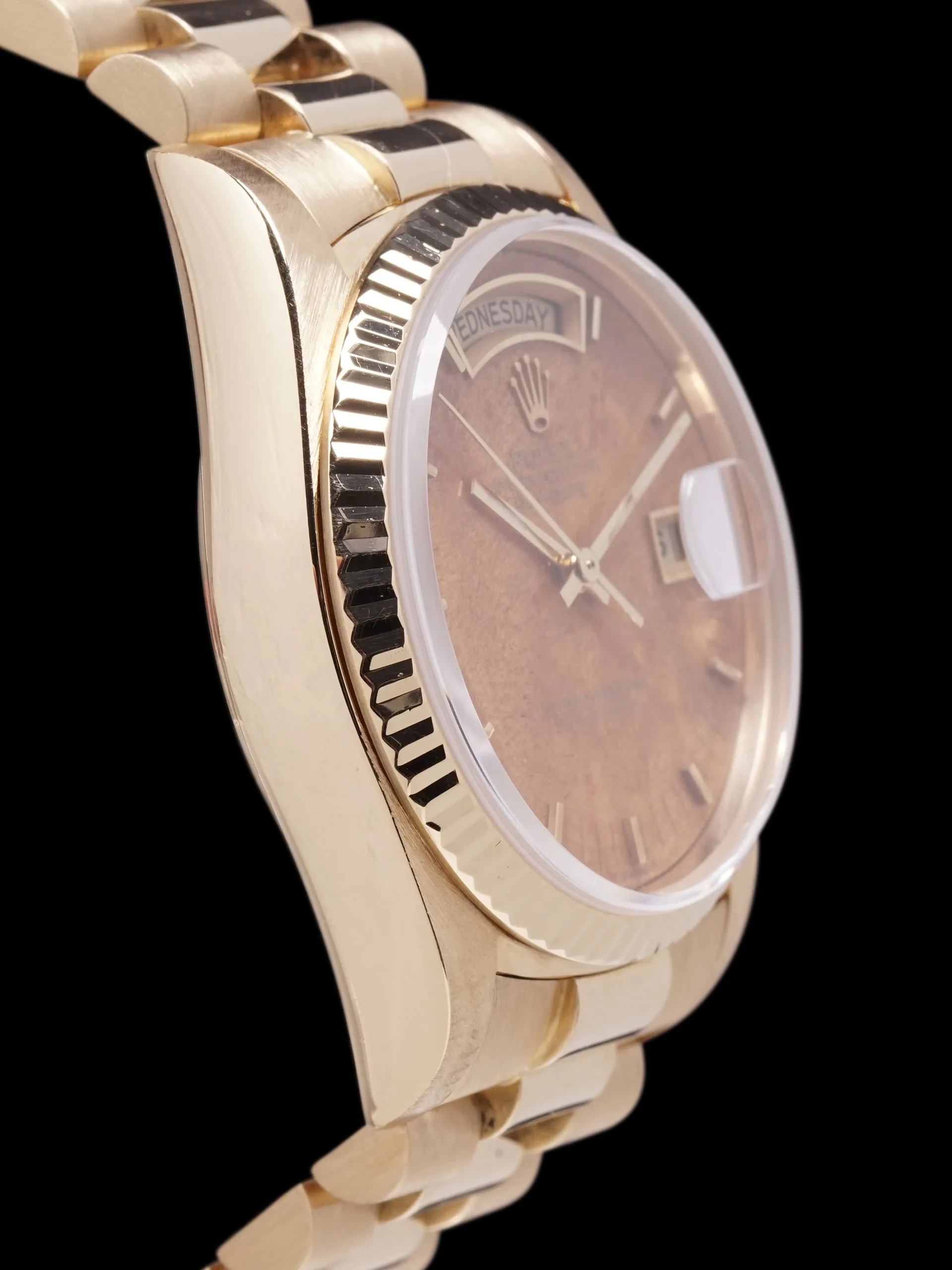 1987 Rolex Day-Date (Ref. 18038) “Burlwood Dial”