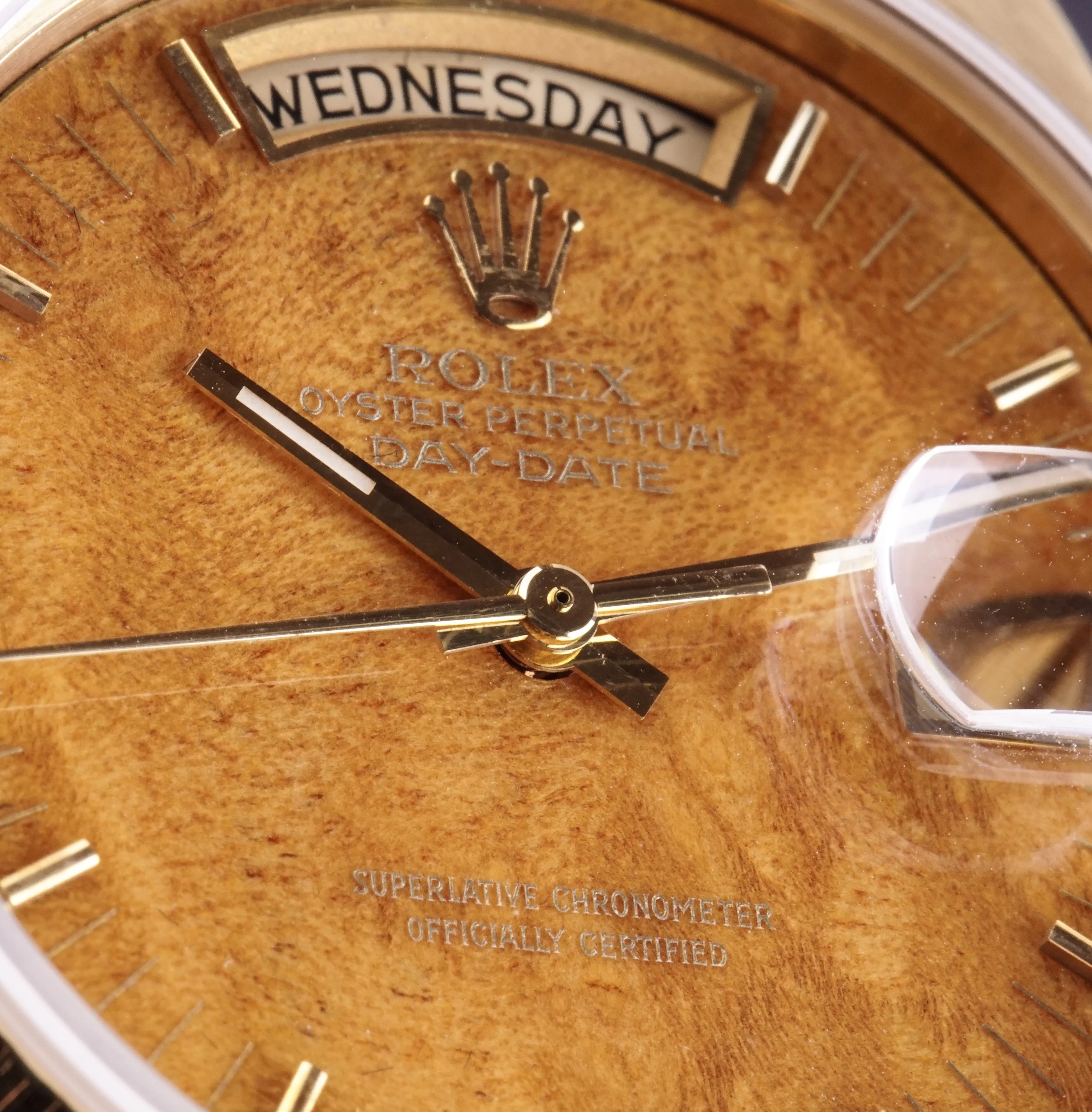 1987 Rolex Day-Date (Ref. 18038) “Burlwood Dial”