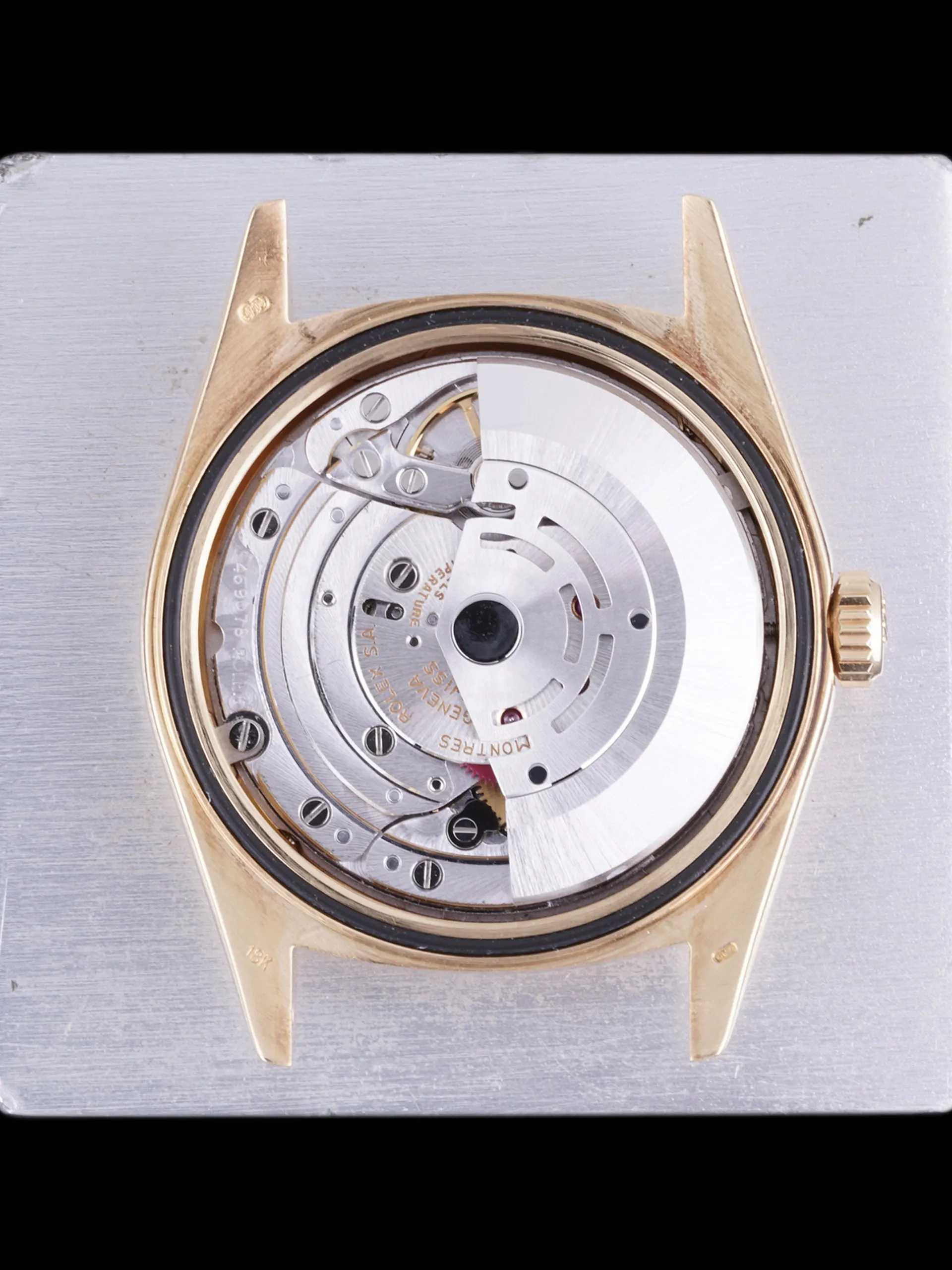 1991 Rolex Day-Date (Ref. 18238) 18k YG Onyx Dial W/ Box and Rolex Service Card