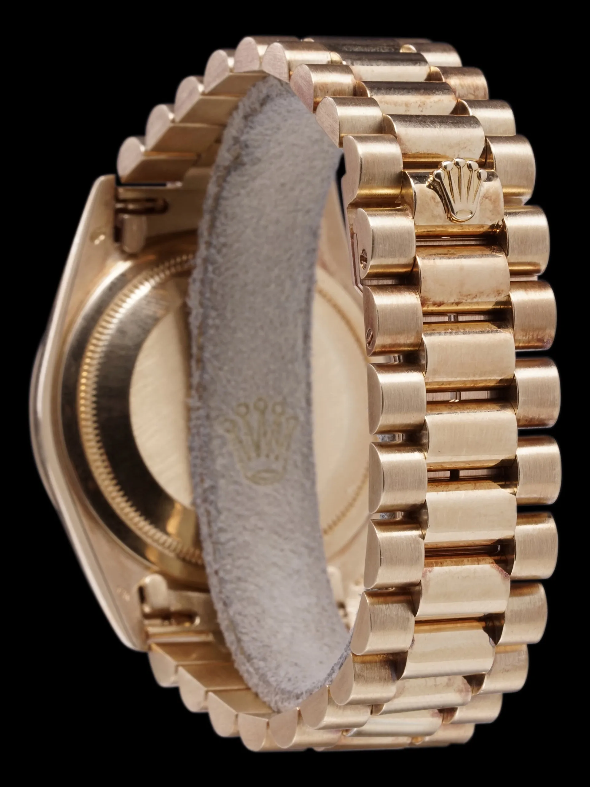 1991 Rolex Day-Date (Ref. 18238) 18k YG Onyx Dial W/ Box and Rolex Service Card