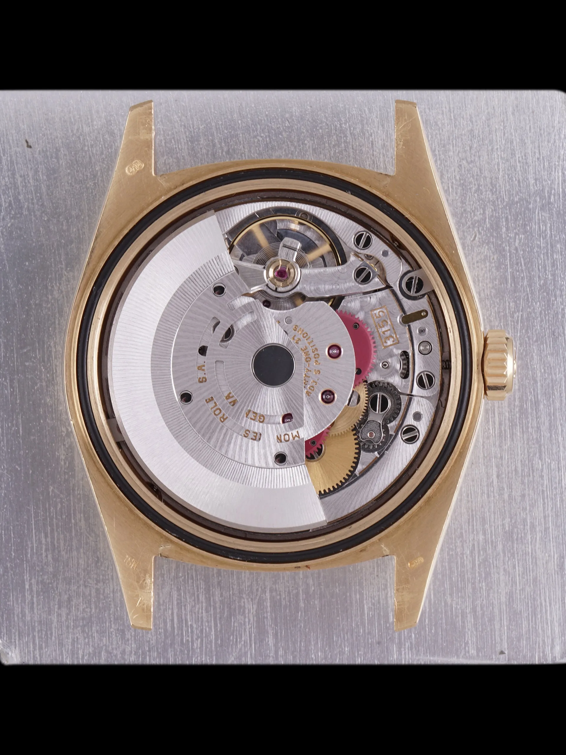 1991 Rolex Day-Date (Ref. 18238) 18k YG "Onyx Dial"