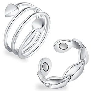2 Pcs Magnetic Rings for Women