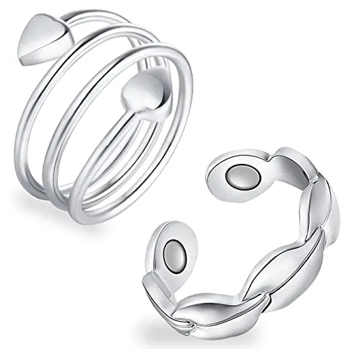 2 Pcs Magnetic Rings for Women