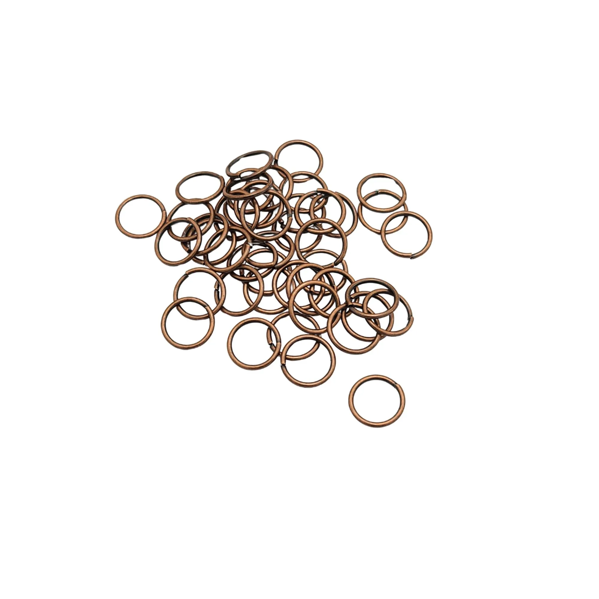 200Pcs Jump Rings Copper Plated over Brass