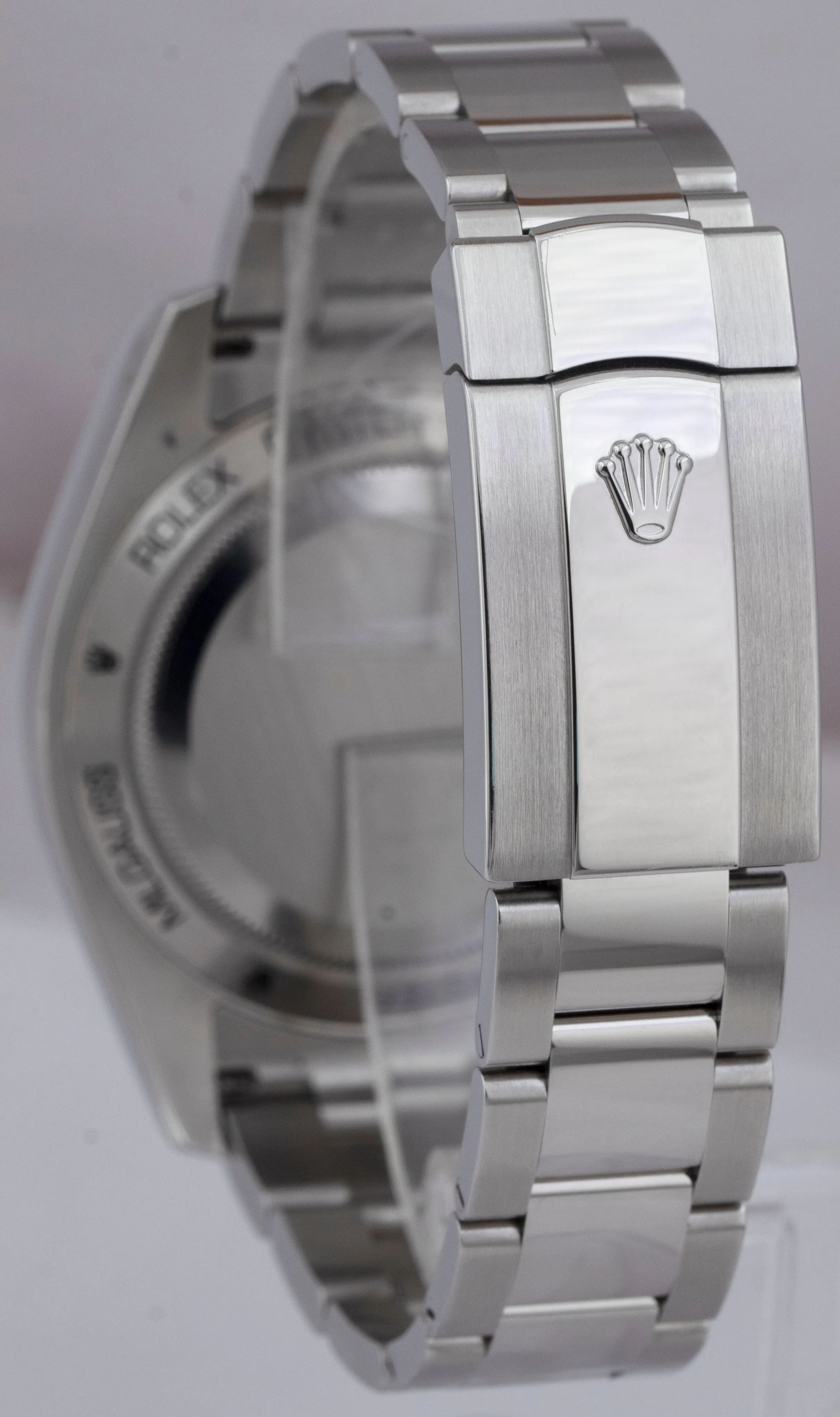 2015 Rolex Milgauss Z-Blue Green Anniversary 116400 GV Stainless Steel Watch