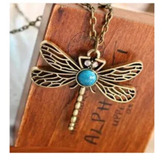 2016 Fashion Gold Plated Long Chain Necklace/Ahiny Butterfly Fairy Necklace Jewelry Women