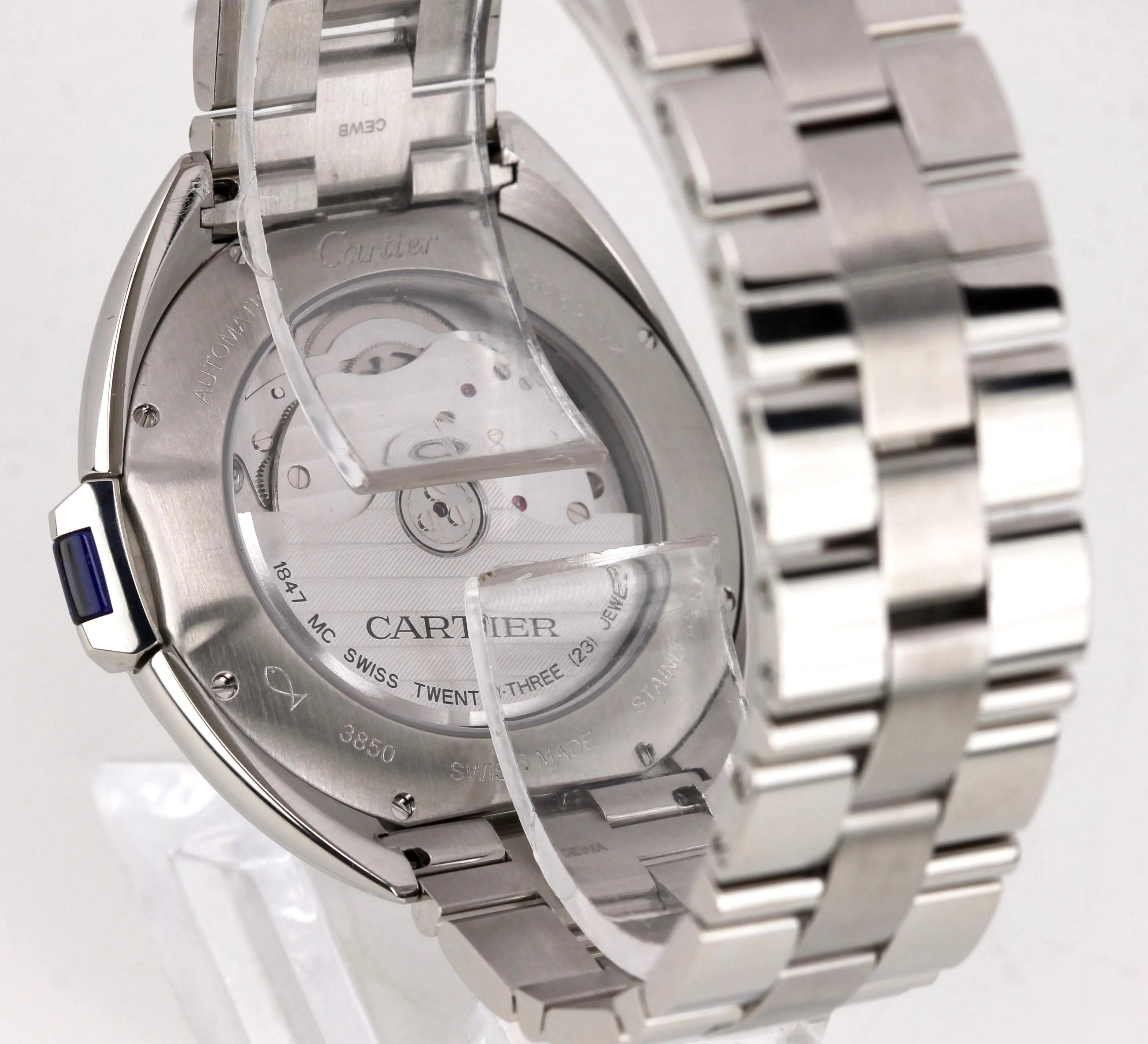2017 Cartier Clé Cle Automatic WSCL0007 3847 40mm Stainless Steel Date Watch