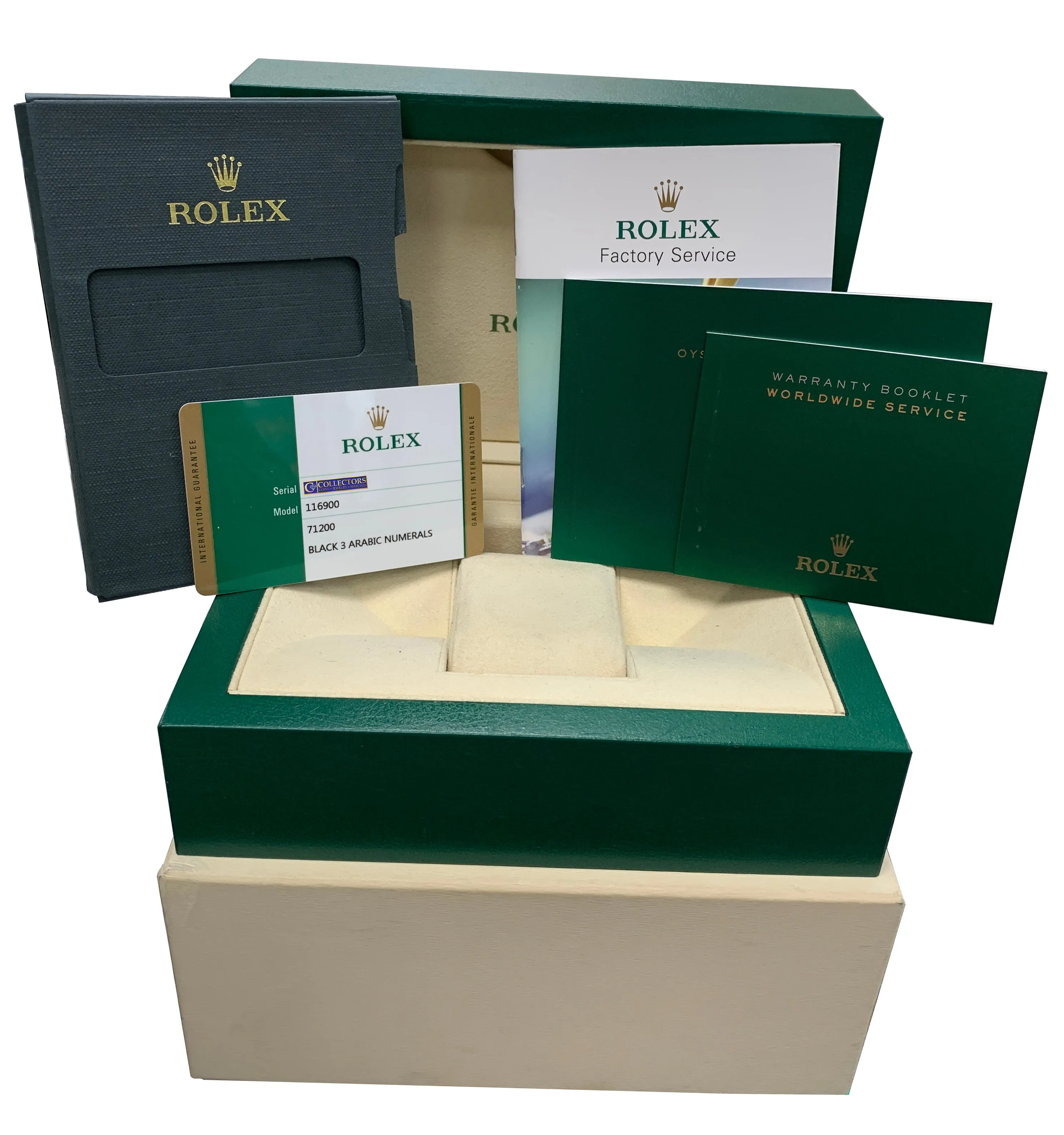 2018 UNPOLISHED Rolex Air-King 40mm Green Black Stainless Steel 116900 Watch B P