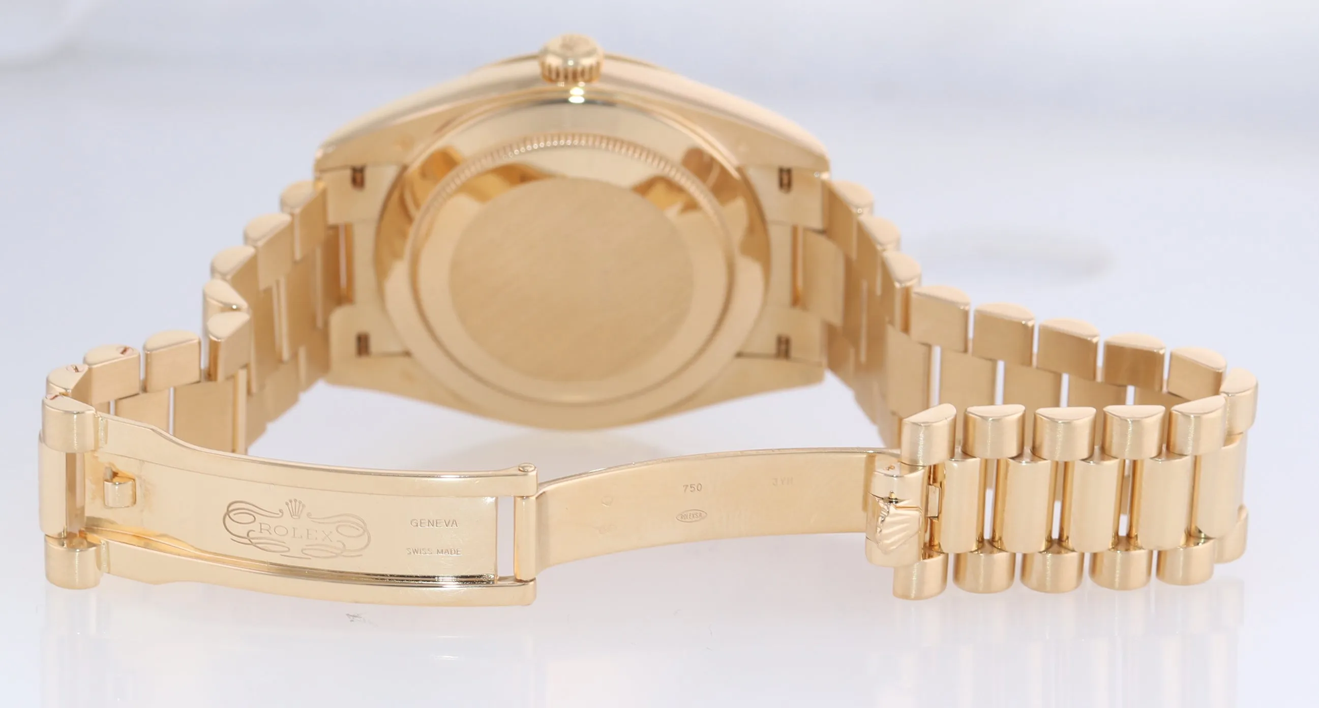 2019 Rolex Day-Date 40 President 228238 Silver Roman Yellow Gold Watch Box
