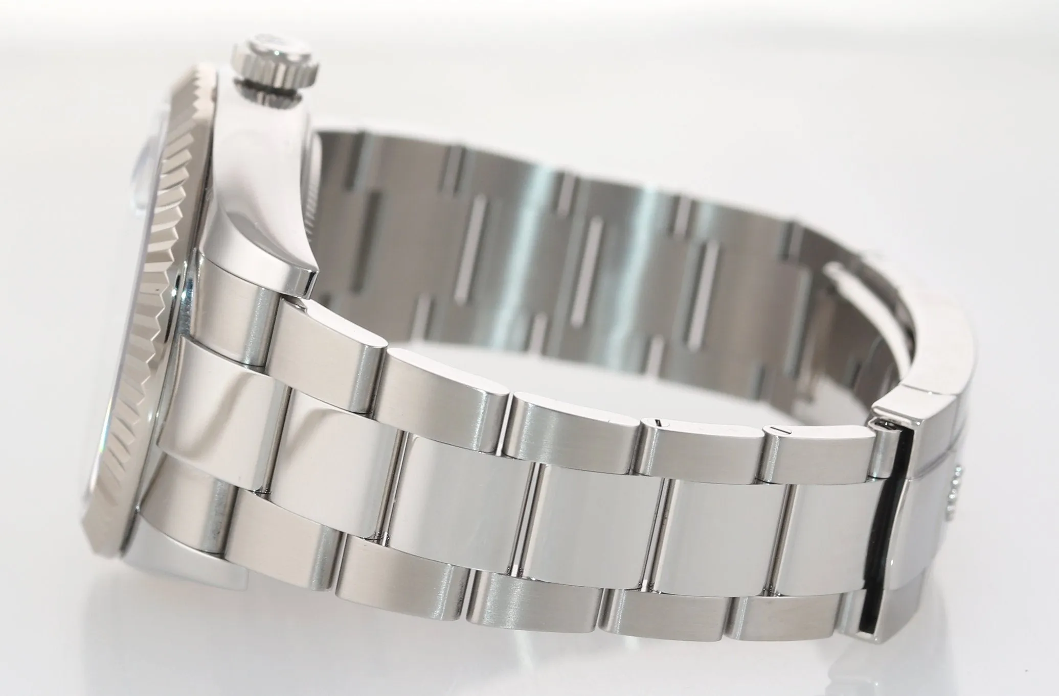 2021 NEW PAPERS Rolex Sky-Dweller Stainless White Gold Black 326934 42mm Watch