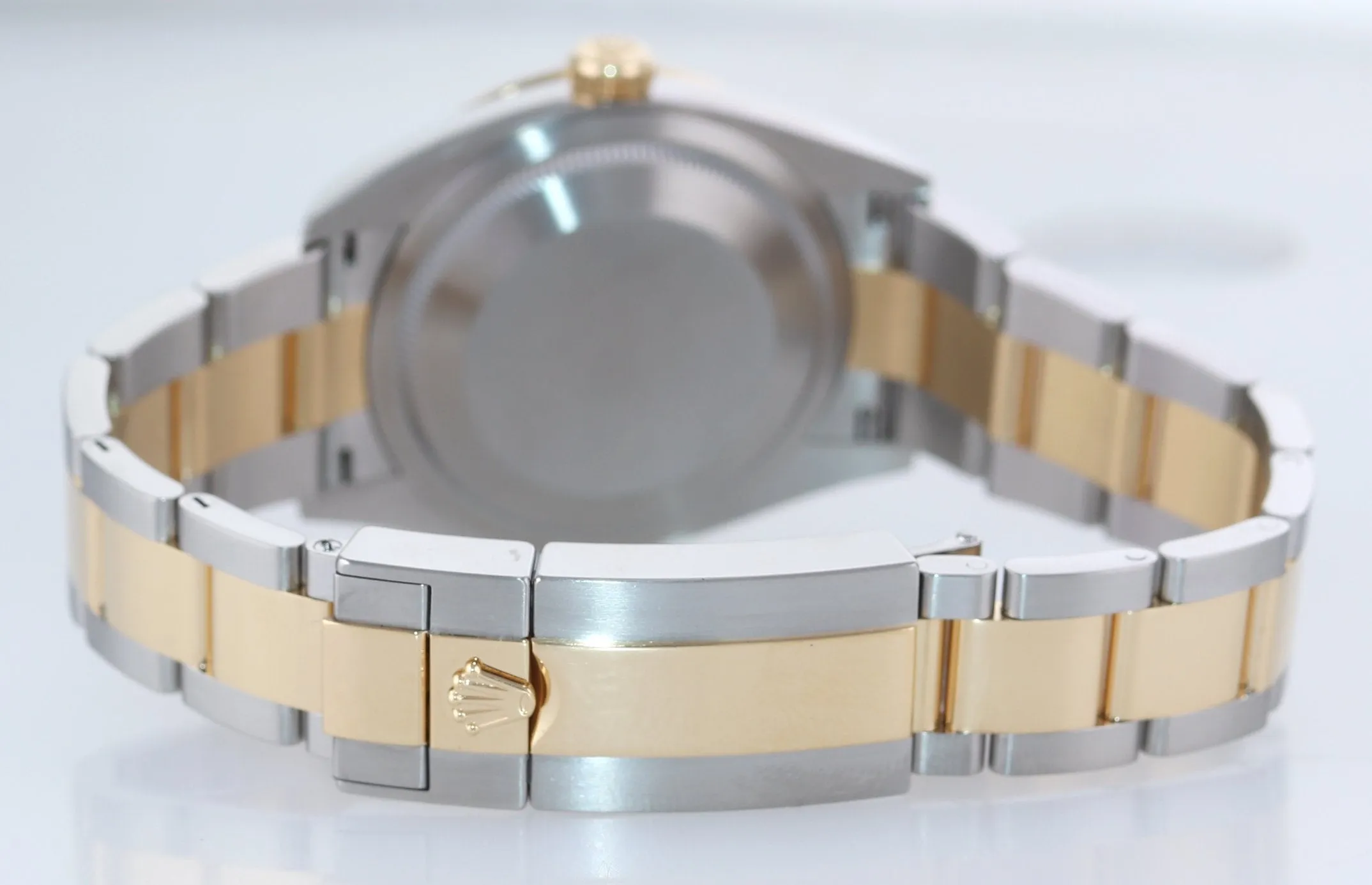 2021 PAPERS Rolex Explorer I Black Steel 18k Gold Two Tone 36mm 124273 Watch