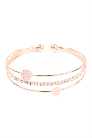 3 LINE CZ ROUND SHAPE WIRE