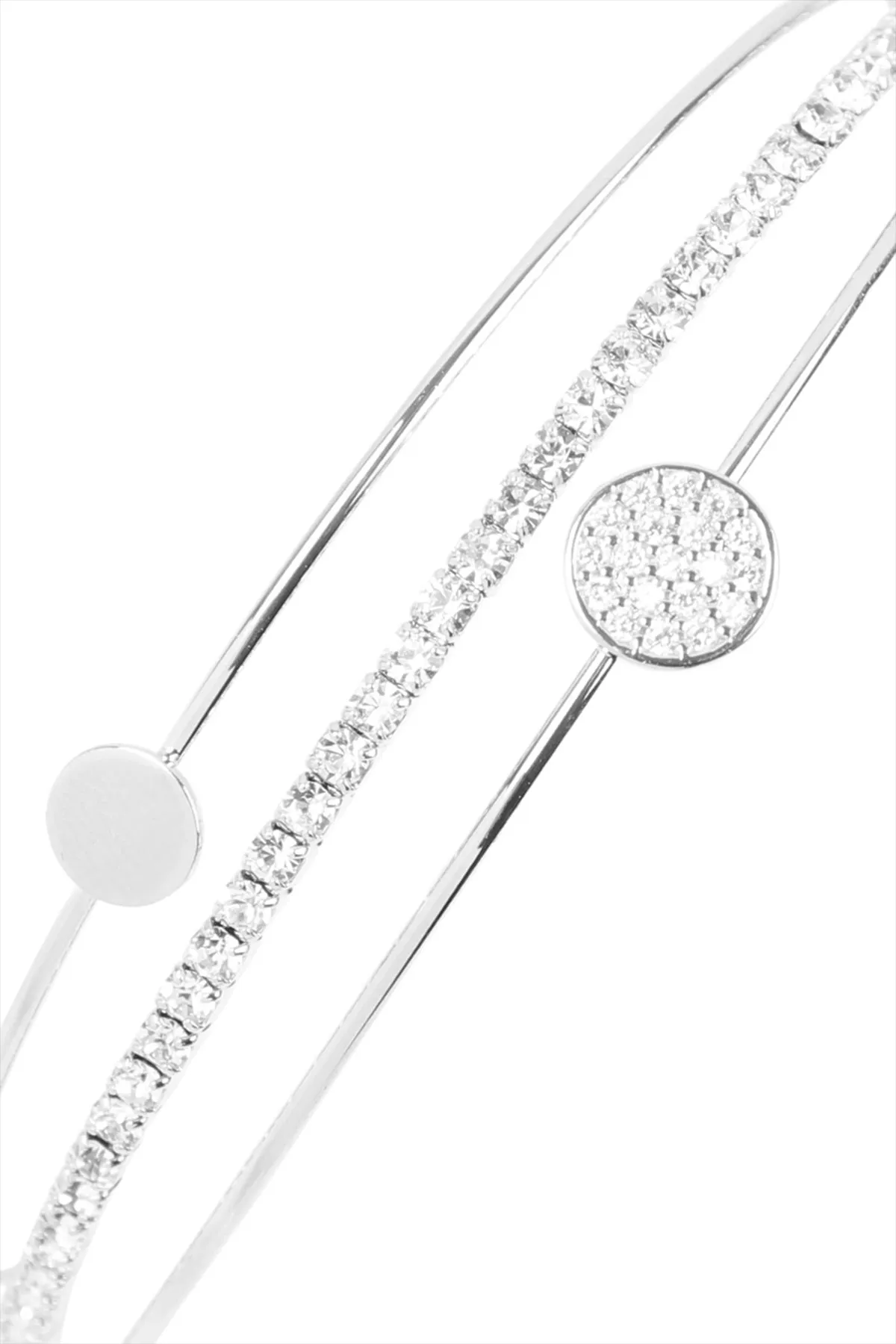 3 LINE CZ ROUND SHAPE WIRE