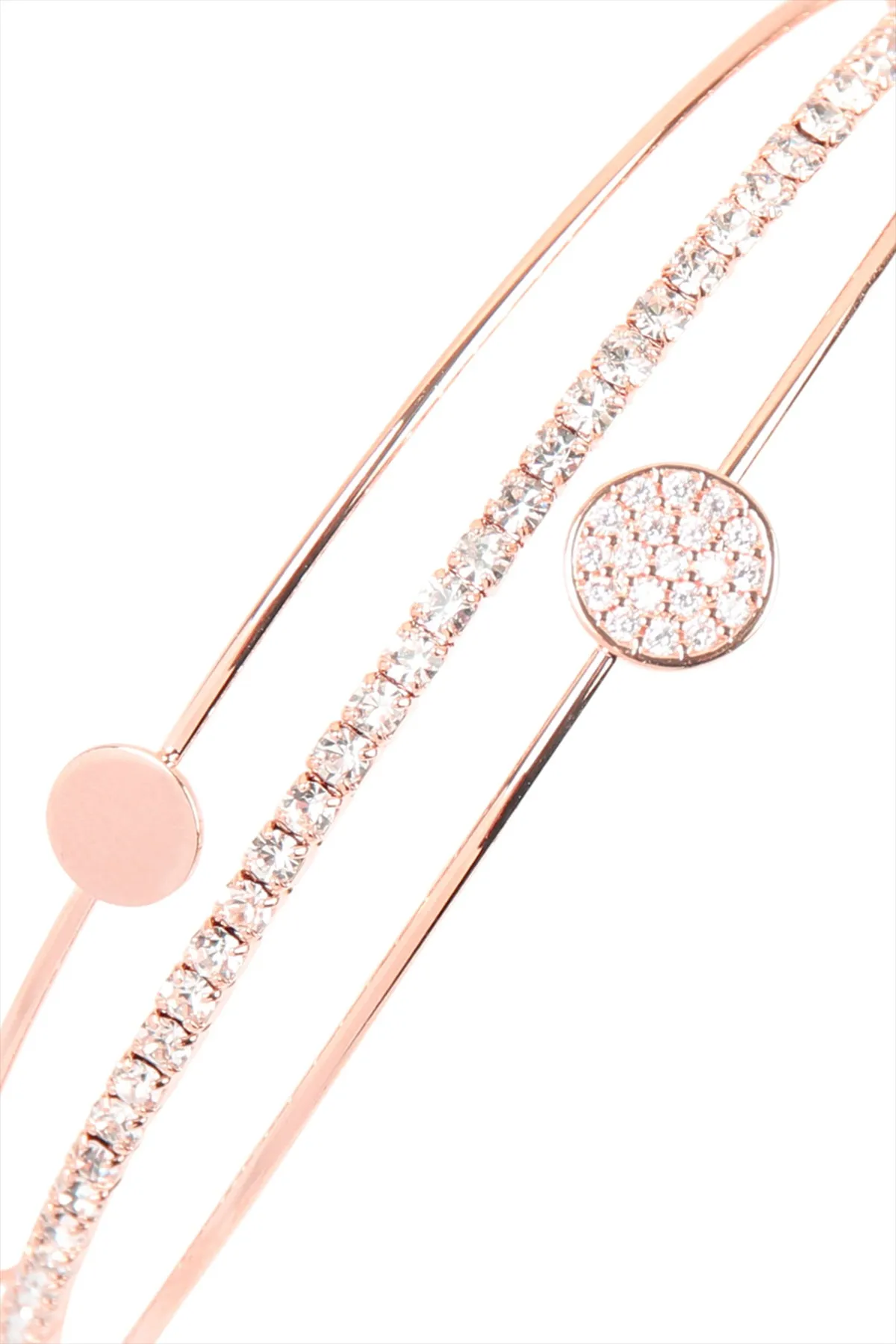 3 LINE CZ ROUND SHAPE WIRE
