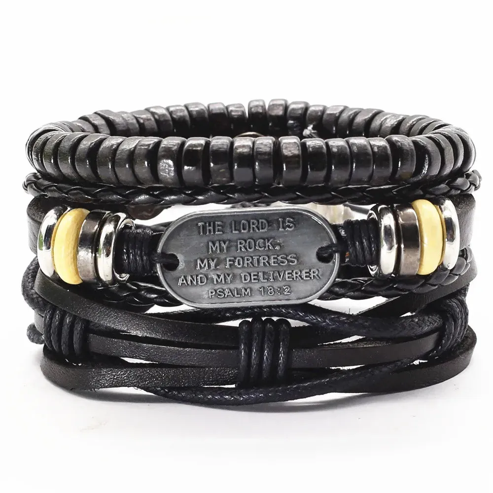 3 Pcs/Set Leather Bracelets