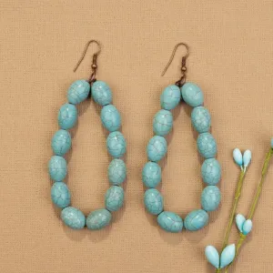 73828 - Turquoise Earrings - Turquoise & Copper