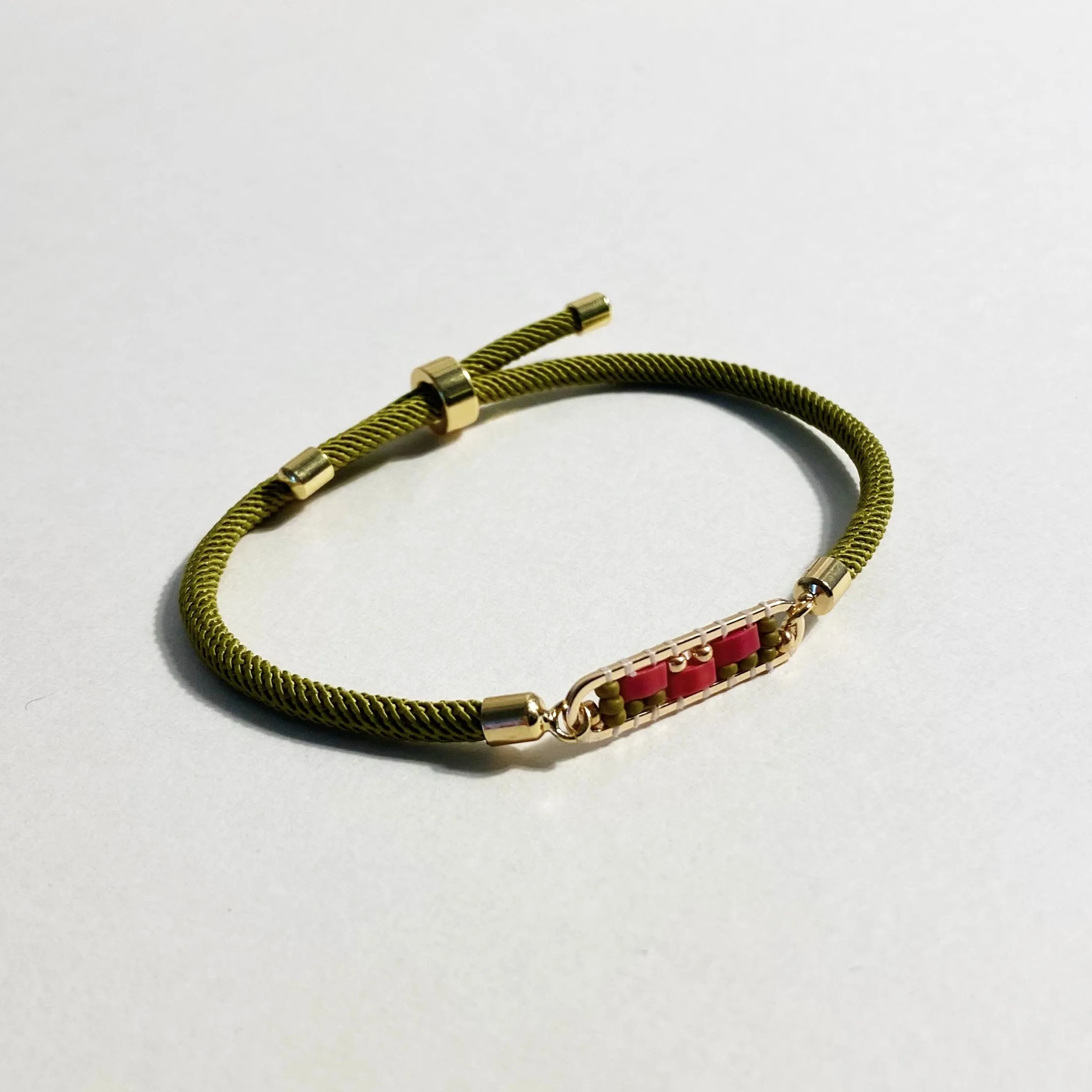 Abstract Bracelet in Hibiscus