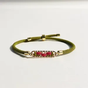 Abstract Bracelet in Hibiscus