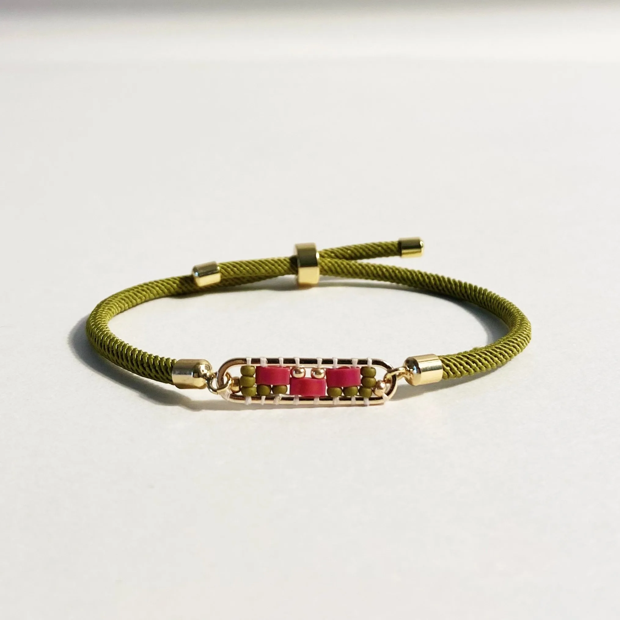 Abstract Bracelet in Hibiscus