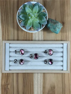 Adjustable Dahlia Rose Rings