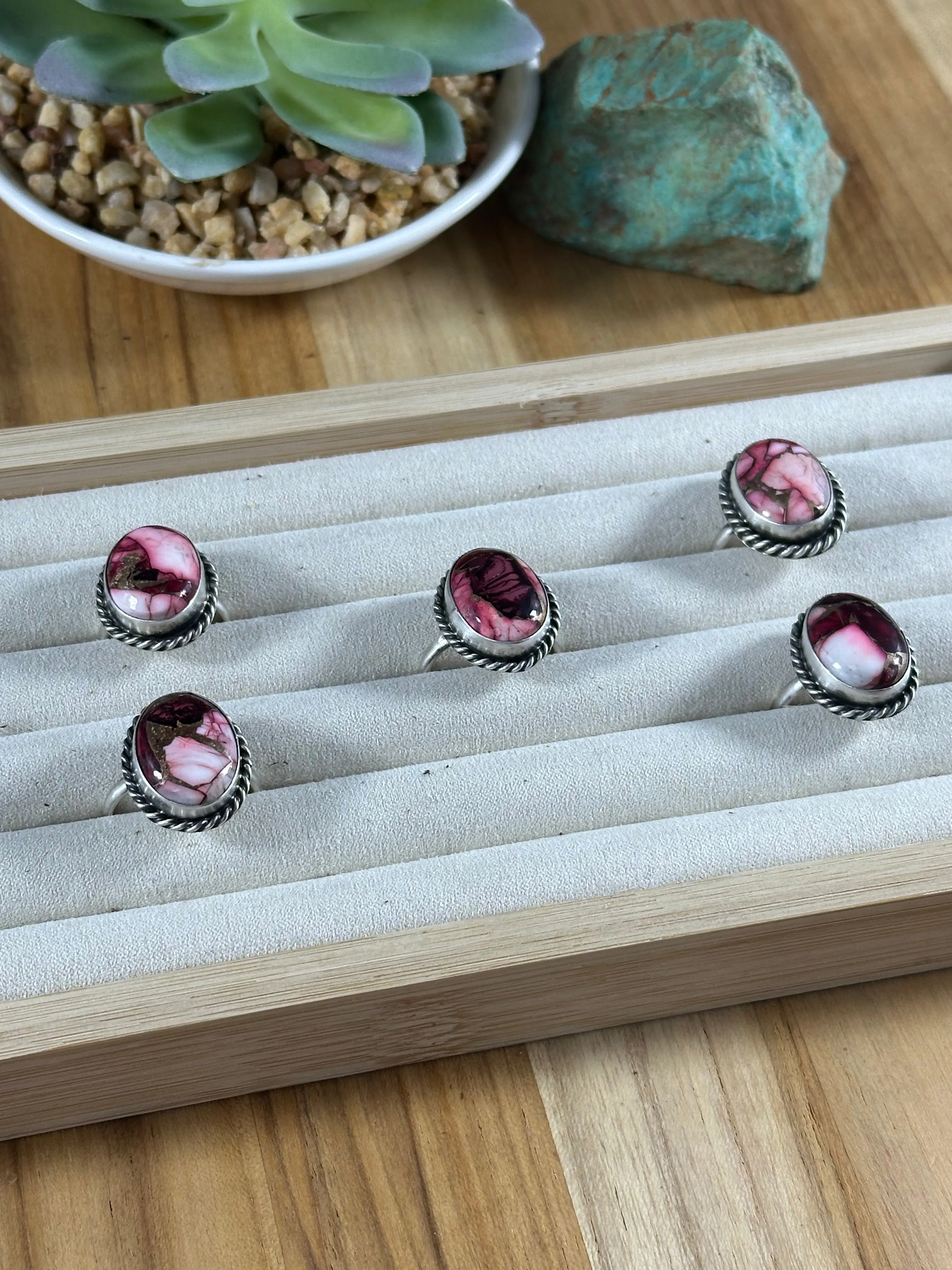 Adjustable Dahlia Rose Rings