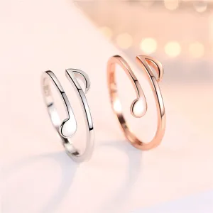 Adjustable Luxury Music Rings