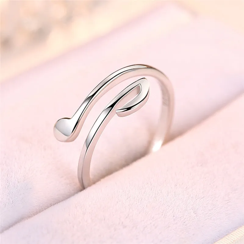 Adjustable Luxury Music Rings